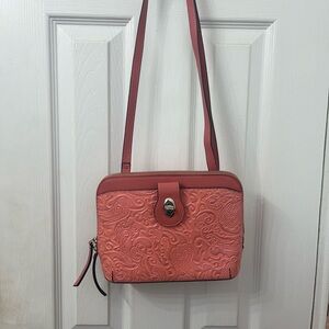 M.C Crossbody Handbag Old Rose 10 X 8